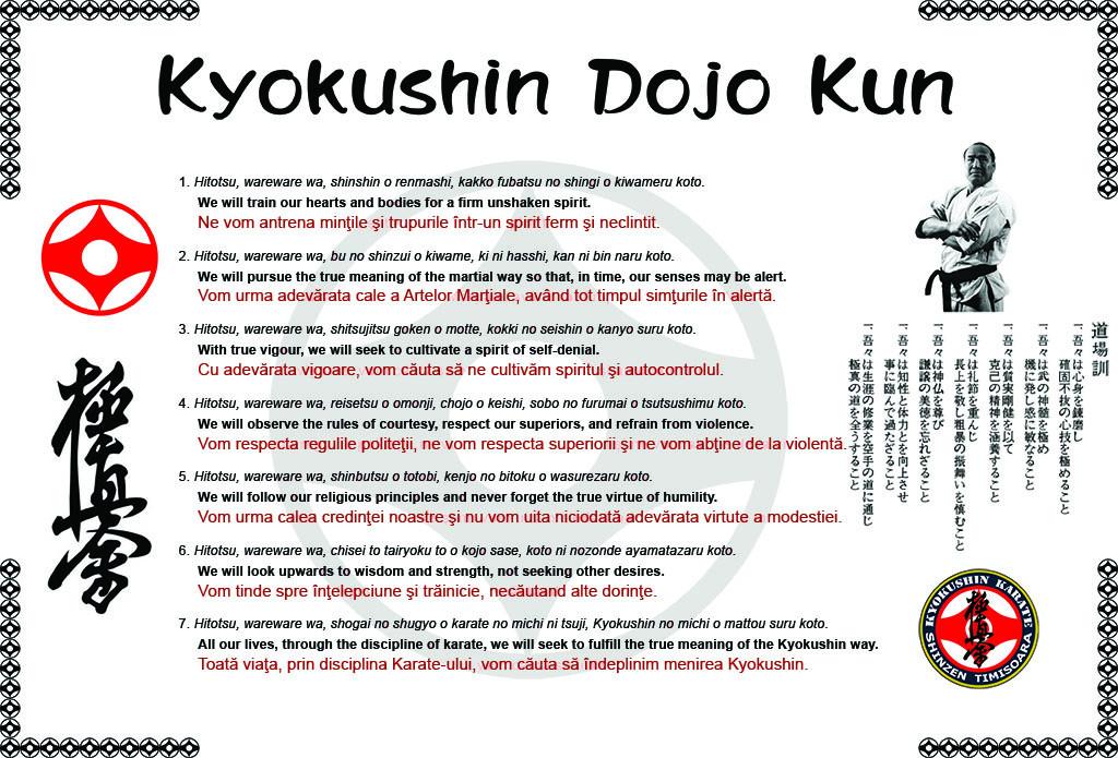 Kyokushin Karate Dojo-Kun